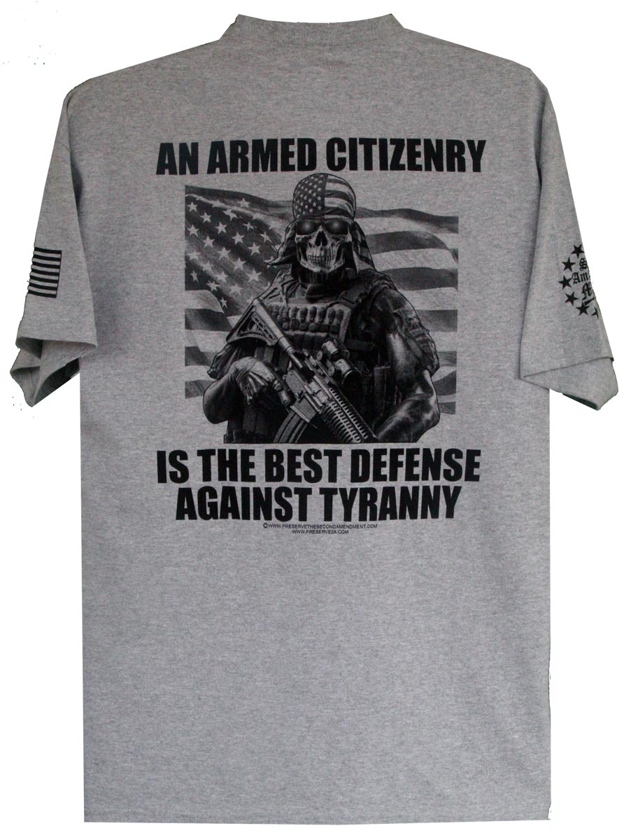 Armed Citizenry is the Best Defense T-Shirt - Image 5