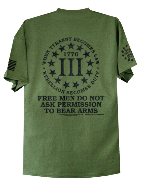 3% Free Men Don't Ask mil green png