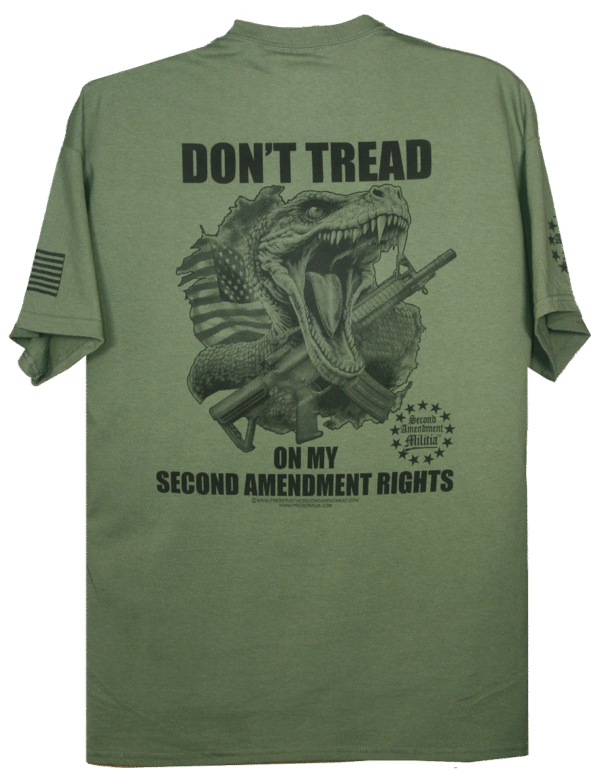 Don't Tread 2A Rights Mil Green png