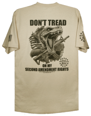 Don't Tread On My Second Amendment Rights Rattlesnake T-Shirt - Image 5