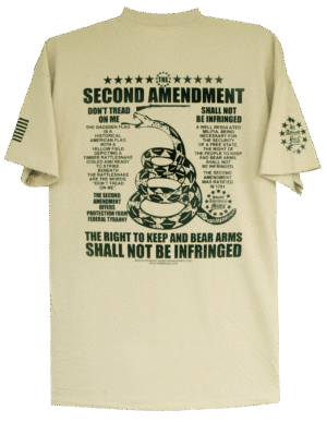 Second Amendment Gadsden Shall Not Be Infringed T-Shirt - Image 5