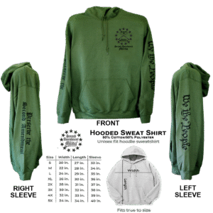 Don't Tread On Me Distressed Hooded Sweat Shirt - Image 4
