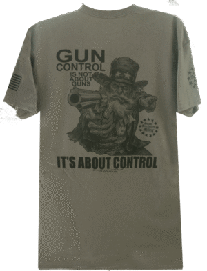 Gun Control Is Not About Guns, It' About Control T-Shirt - Image 4
