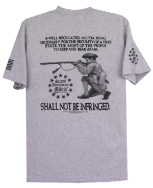 Second Amendment Pioneer Aiming T-Shirt - Image 4