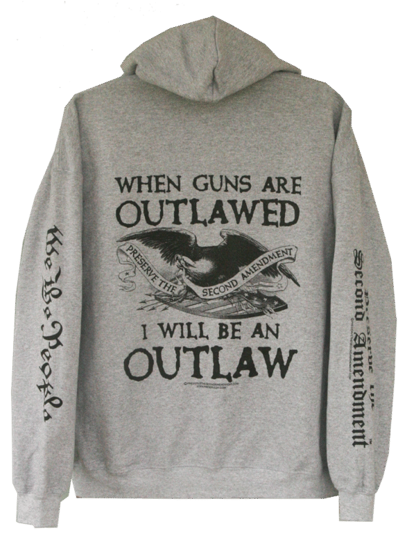 Outlaw Hoodie Sports Grey png