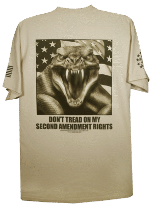 Don't Tread My Second Amendment Rights Snake T-Shirt - Image 5