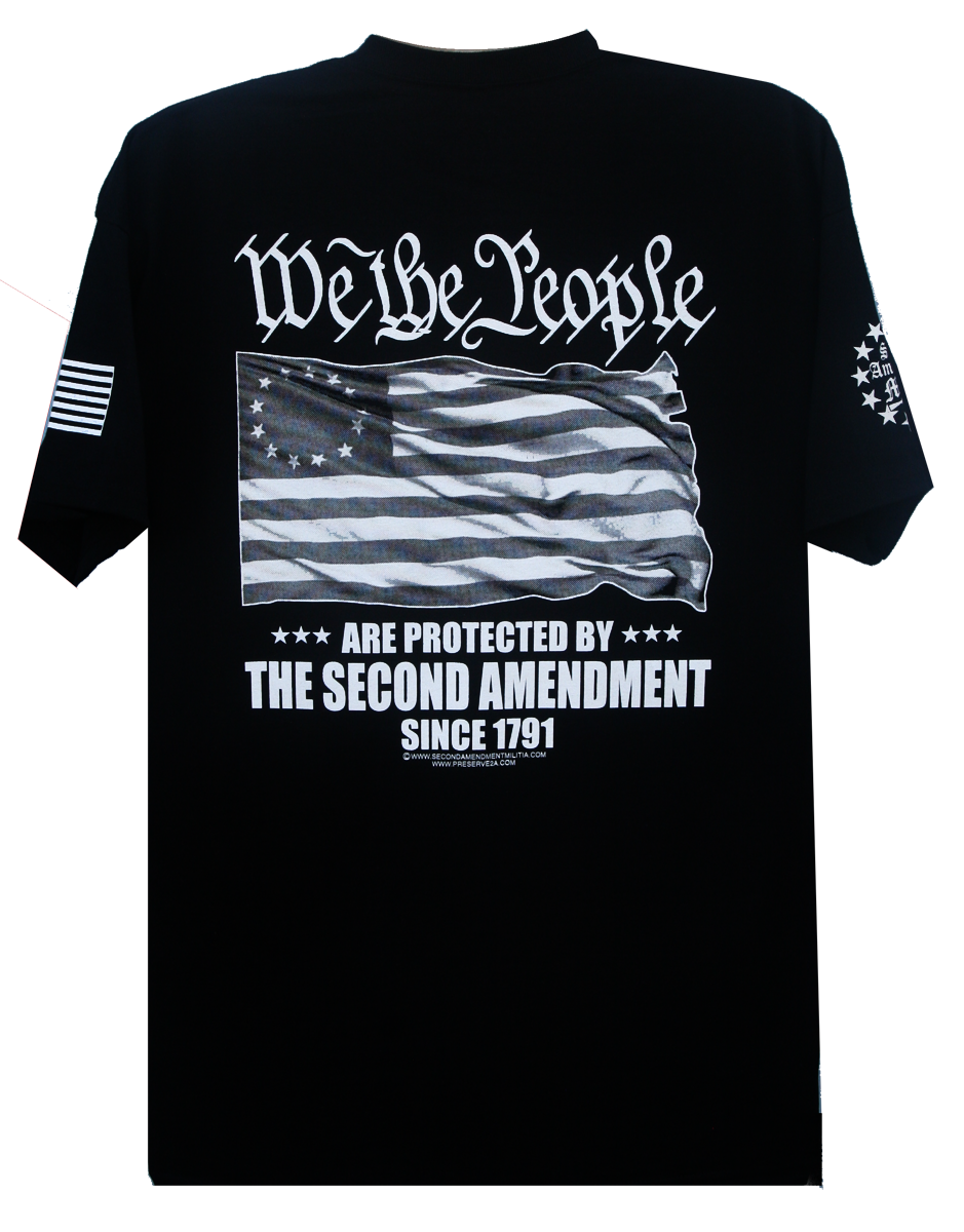 We The People Are Protected By The Second Amendment T-Shirt - Image 2