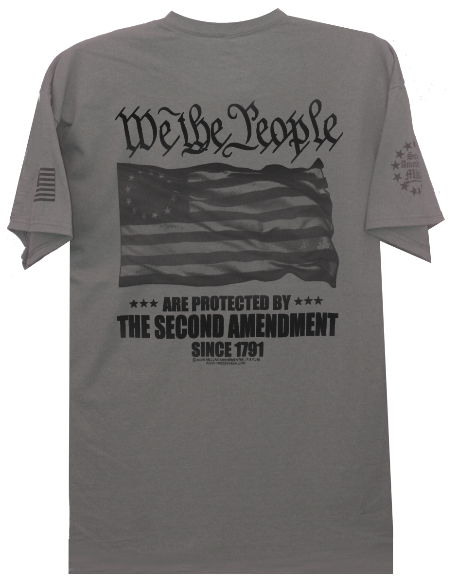 We The People Are Protected By The Second Amendment T-Shirt - Image 5