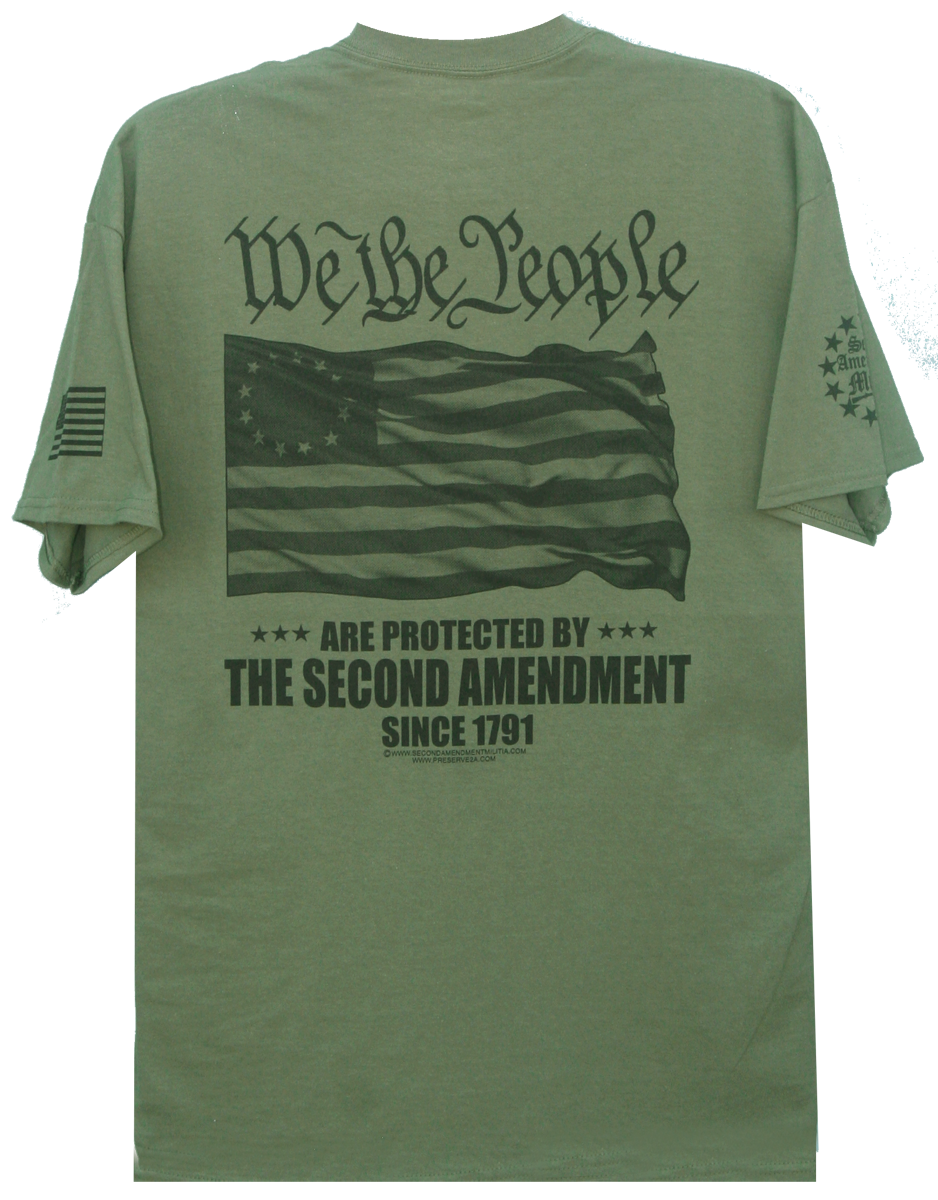 We The People Are Protected By The Second Amendment T-Shirt - Image 3