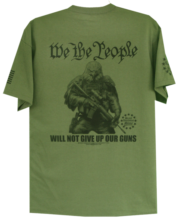 We the People Eagle Mil Green png