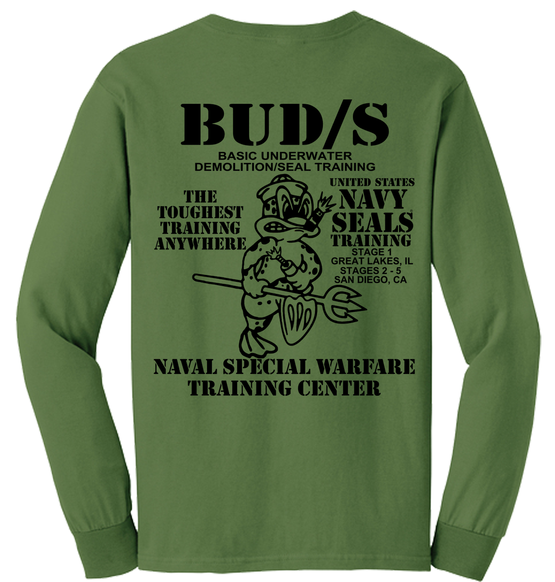 U.S. Navy SEALs BUDS Training Long Sleeve T-Shirt - Image 4