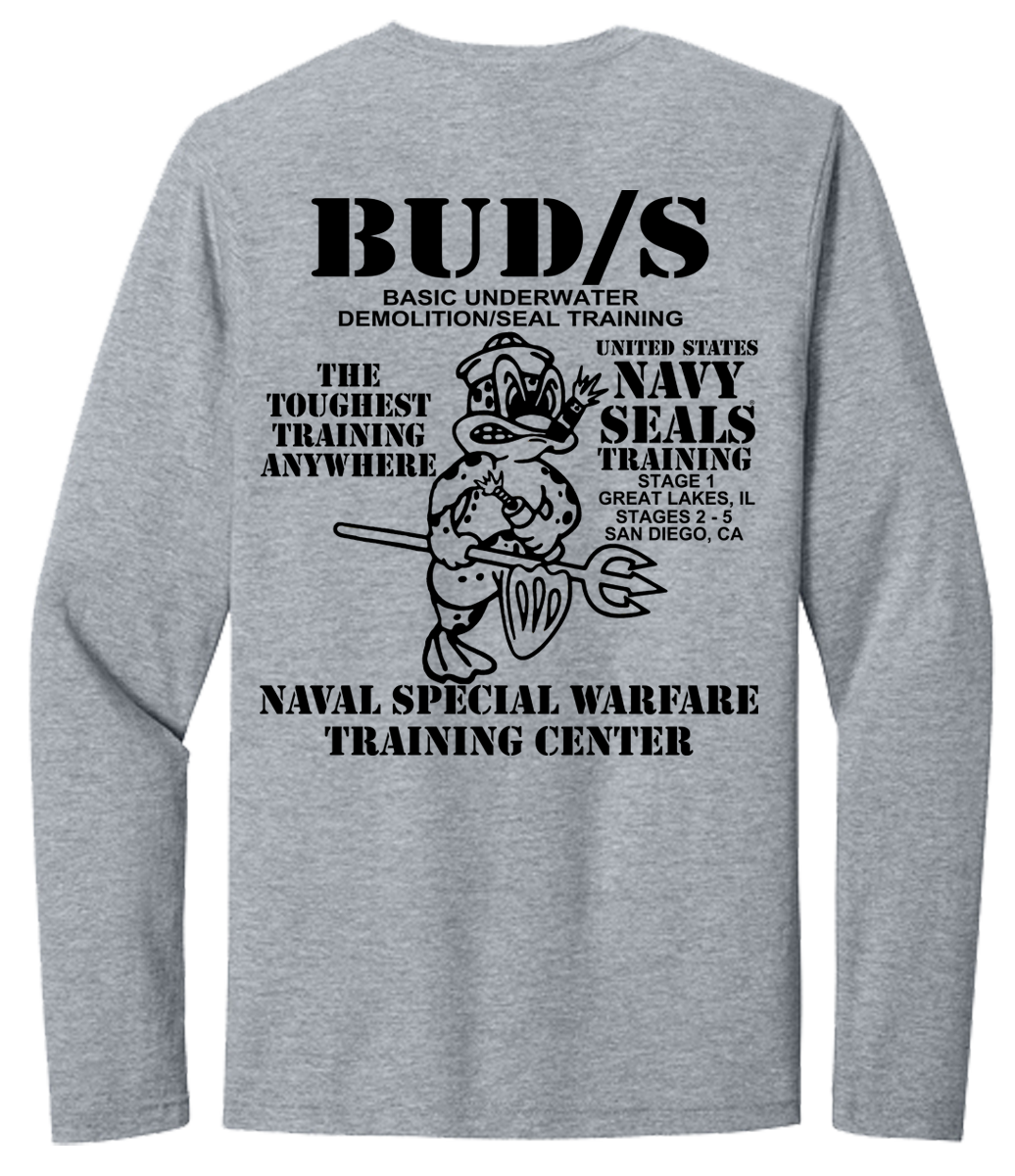 U.S. Navy SEALs BUDS Training Long Sleeve T-Shirt - Image 3
