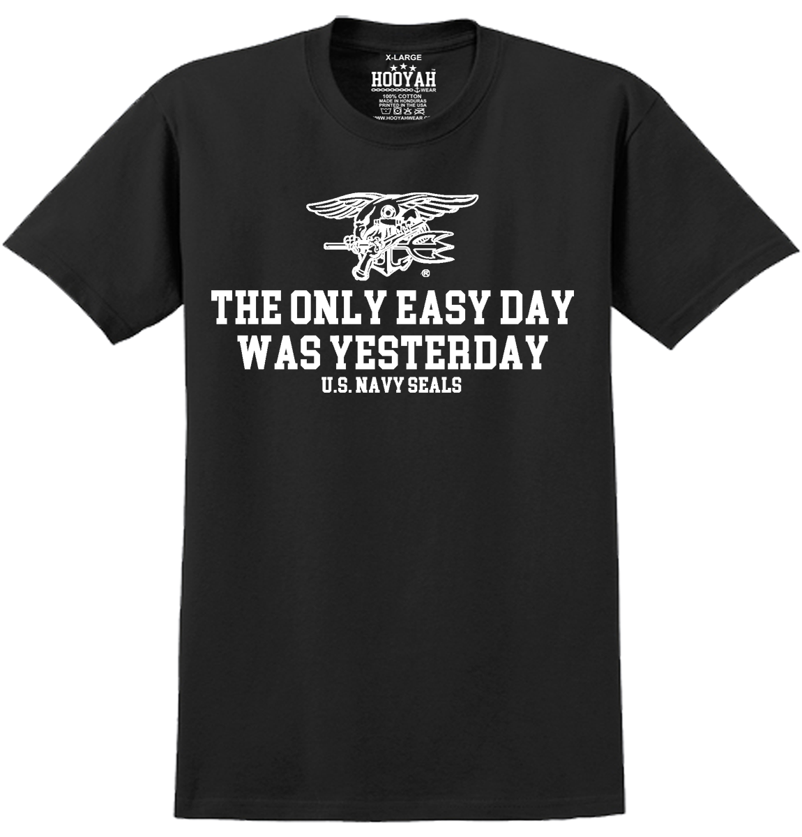 The Only Easy Day Was Yesterday #4 Navy SEALs T-Shirt Design 129 - Image 2