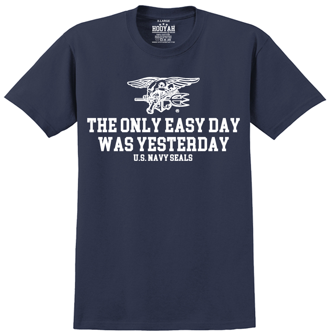 The Only Easy Day Was Yesterday #4 Navy SEALs T-Shirt Design 129