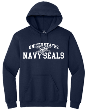Navy Seals and Trident Hooded Sweat Shirt Design #131