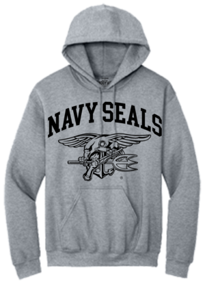 Navy SEALS Trident Arch Hooded Sweat Shirt Design # 111