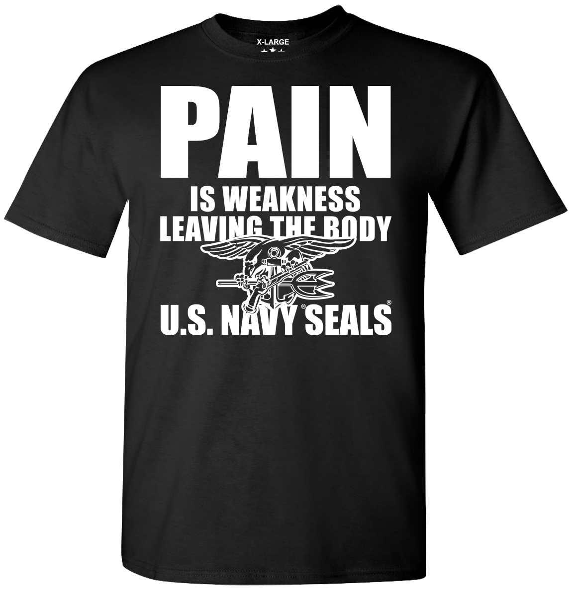 Navy SEALs Pain Is Weakness Leaving the Body T-Shirt - Image 2