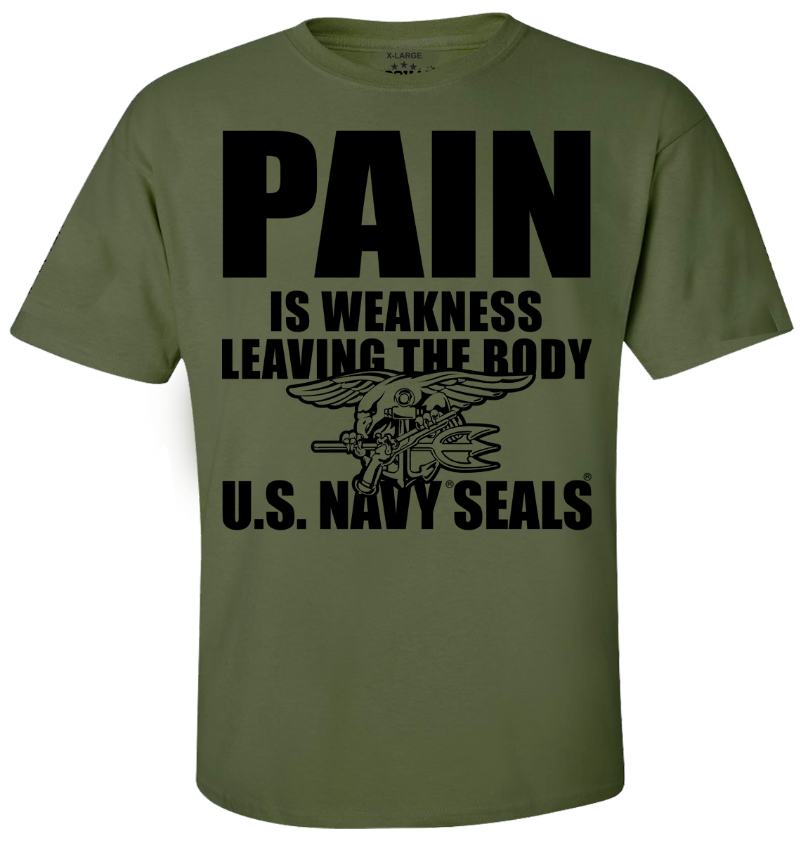 Navy SEALs Pain Is Weakness Leaving the Body T-Shirt - Image 4