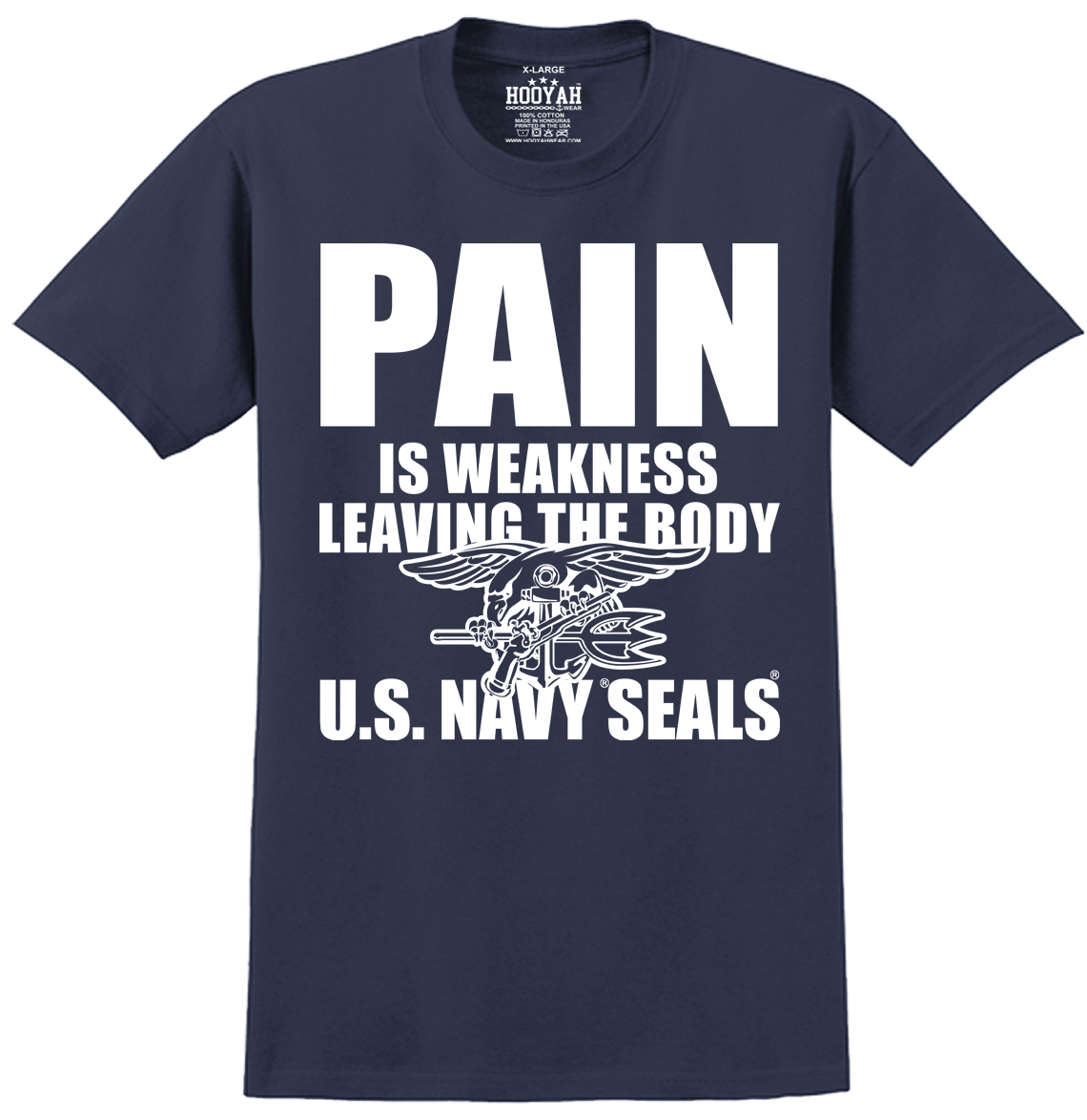 Navy SEALs Pain Is Weakness Leaving the Body T-Shirt - Image 3