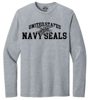 U.S. Navy SEALs and Trident Seal Long Sleeve T-Shirt