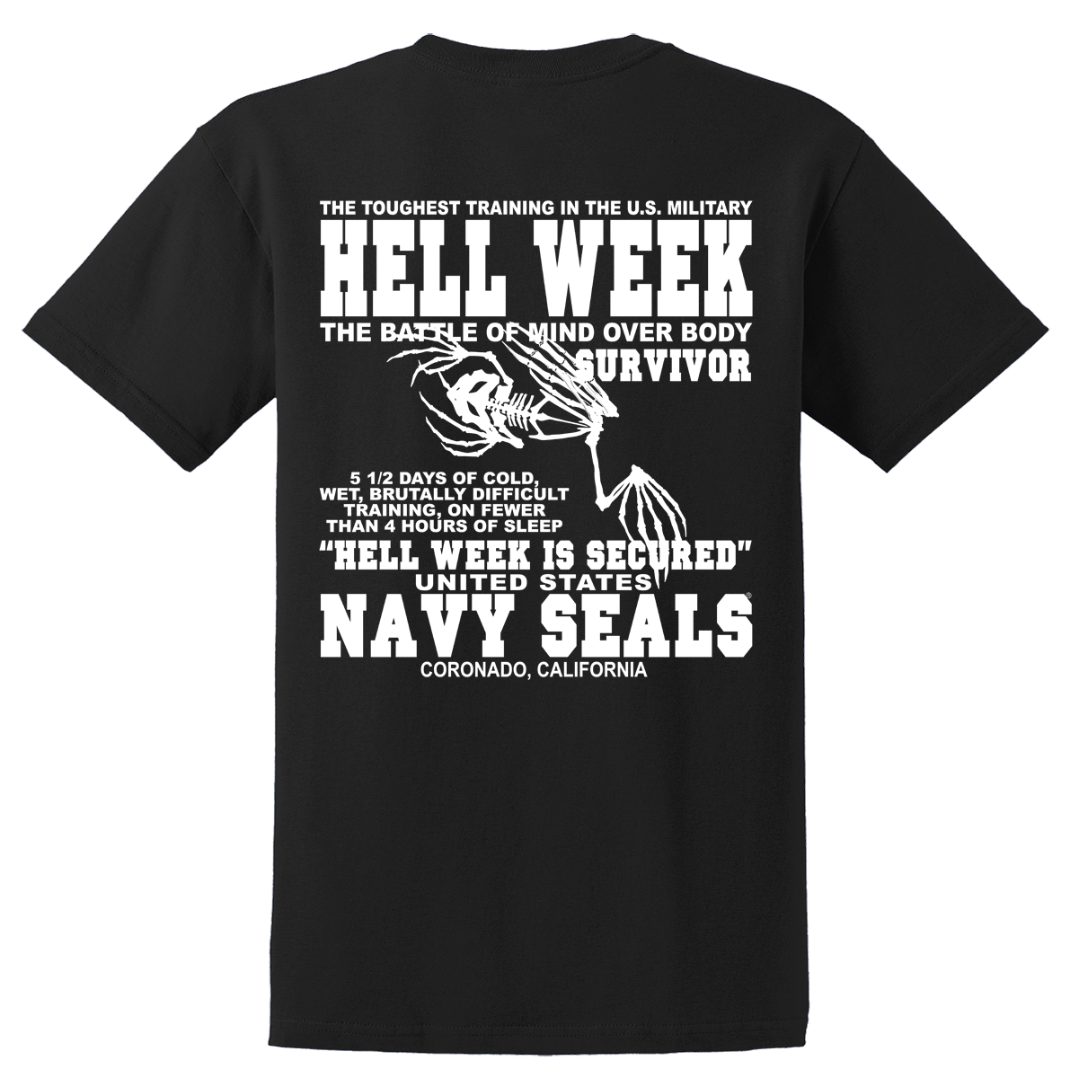 Navy SEALs Hell Week Buds Training T-Shirt - Image 2