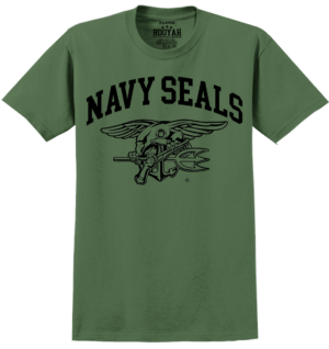 Navy SEALs Trident Arch T-Shirt Design# 111