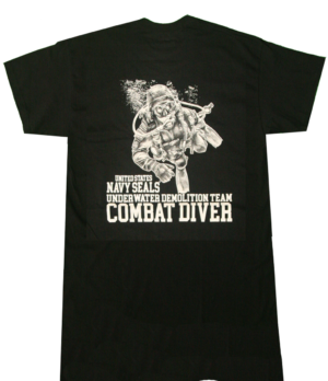 UDT Navy SEALs Combat Diver T-Shirt Design #201