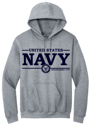 United States Navy Est. 1775 Hooded Sweat Shirt Design # 307
