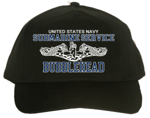 United States Navy Submarine Service Bubblehead Ball Cap