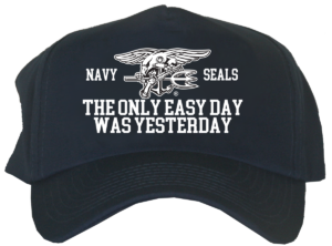 Navy SEALs The Only Easy Day Was Yesterday Ball Cap