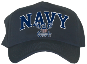 Navy Arch and Eagle Ball Cap