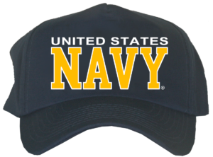 United States Navy Vertical Design Ball Cap