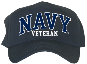 Navy Veteran Arch Ball Cap