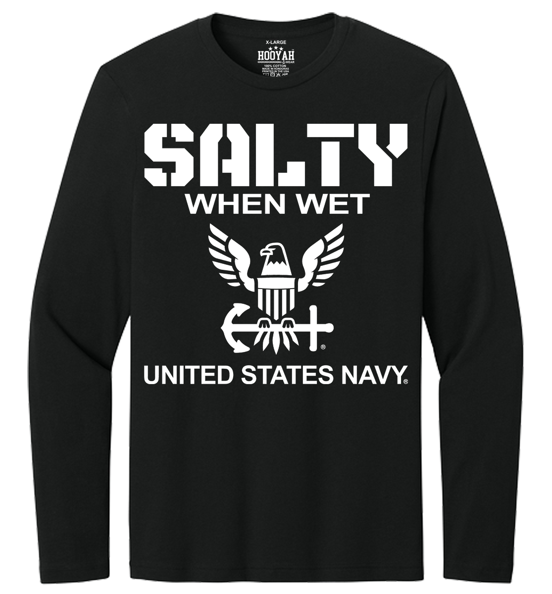 Salty When Wet Long Sleeve T-Shirt Design 305 - Image 2