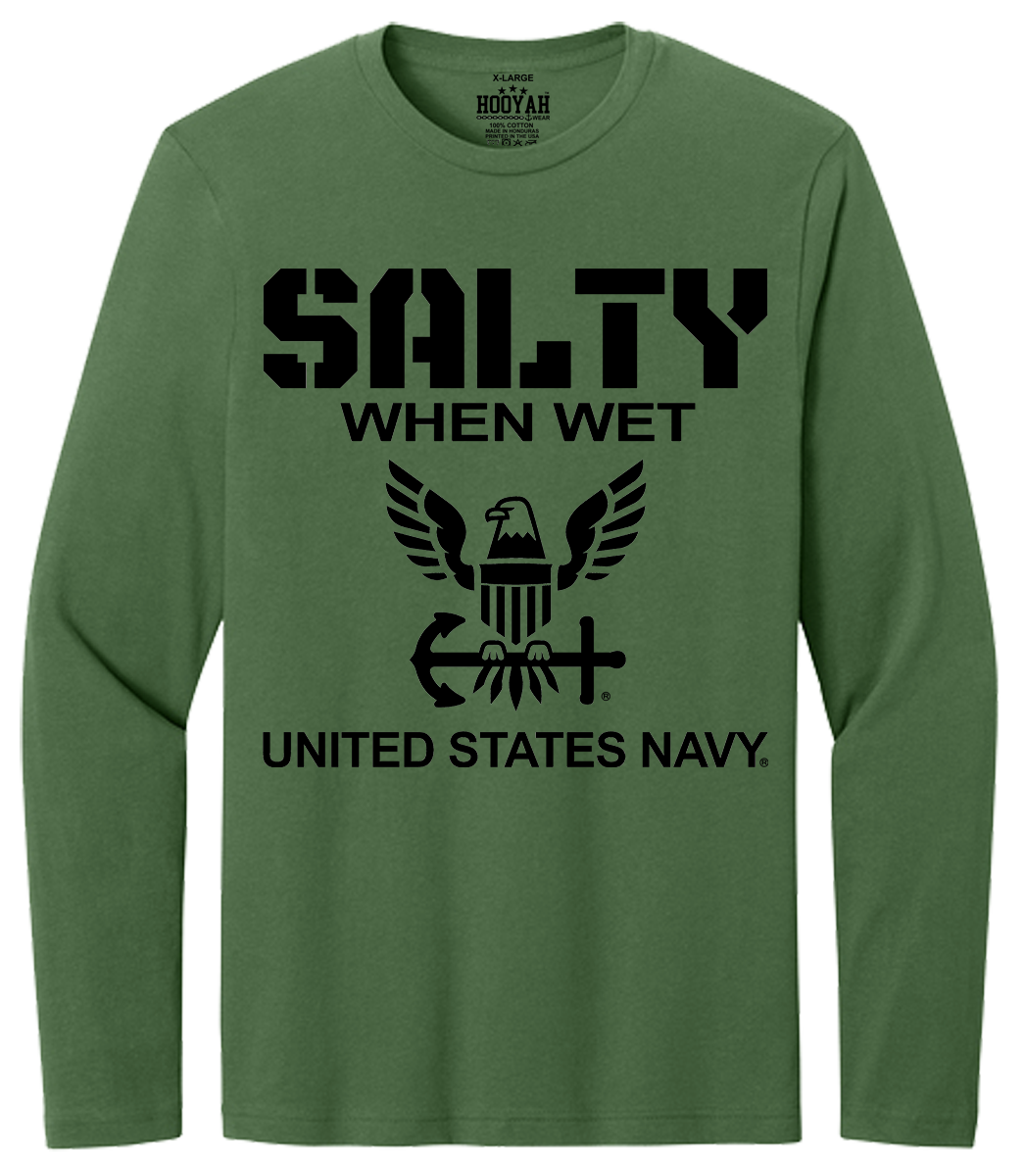 Salty When Wet Long Sleeve T-Shirt Design 305 - Image 4