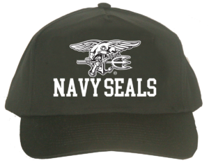 Trident with Navy Seals Below Ball Cap