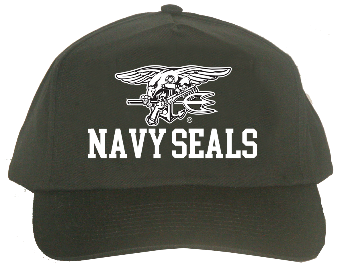 Trident with Navy Seals Below Ball Cap