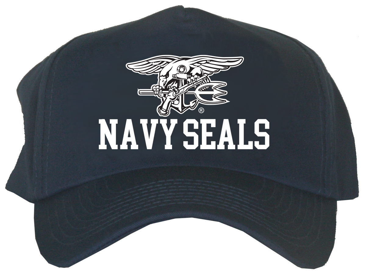 Trident with Navy Seals Below Ball Cap - Image 3